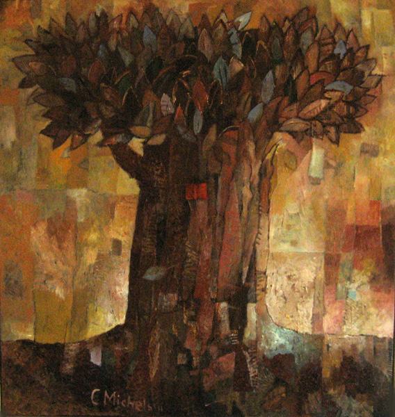 Boom V 2011 olieverf op doek95 x 100